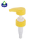 Pompa Dispenser Gel Pembersih Warna Kuning Dengan Leher Tutup Transparan Ukuran 33/410